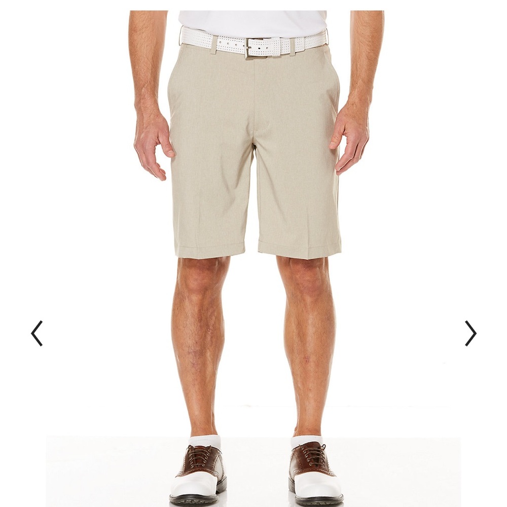 GRAND SLAM Mens On Course Heathered Stretch Performance Golf Shorts